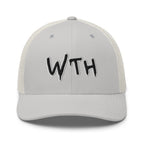 Hats Silver Snapback Custom Trucker Hats WTH NSFW Cap for Men & Women Infidel Collective