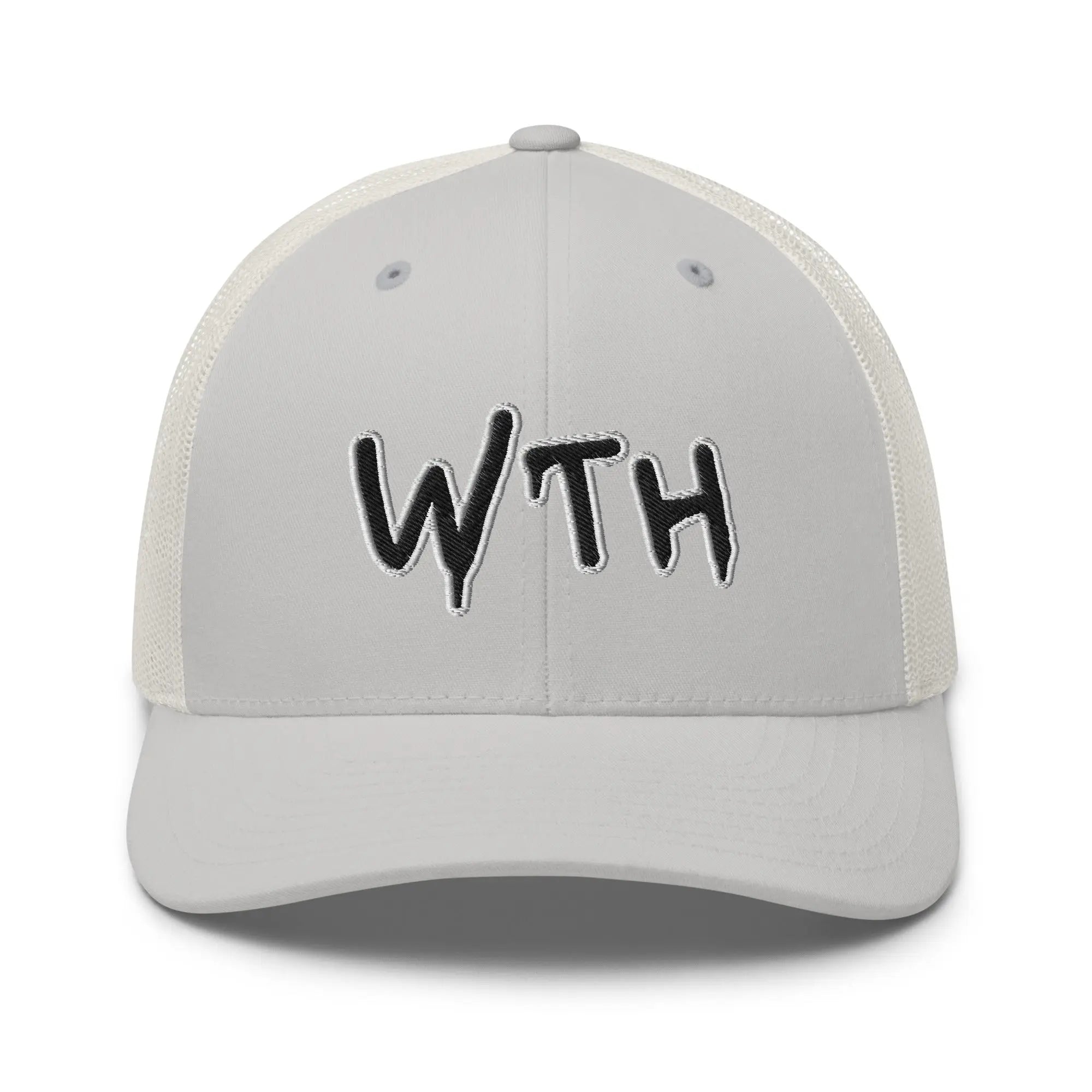 Hats Silver Snapback Custom Trucker Hats WTH NSFW Cap for Men & Women Infidel Collective