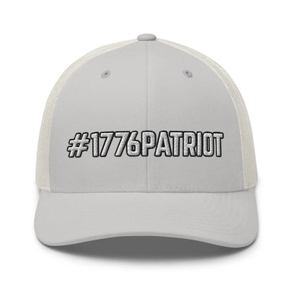 Hats Silver Snapback Custom Trucker Hats #1776PATRIOT Cool Patriotic Cap for Men & Women Infidel Collective