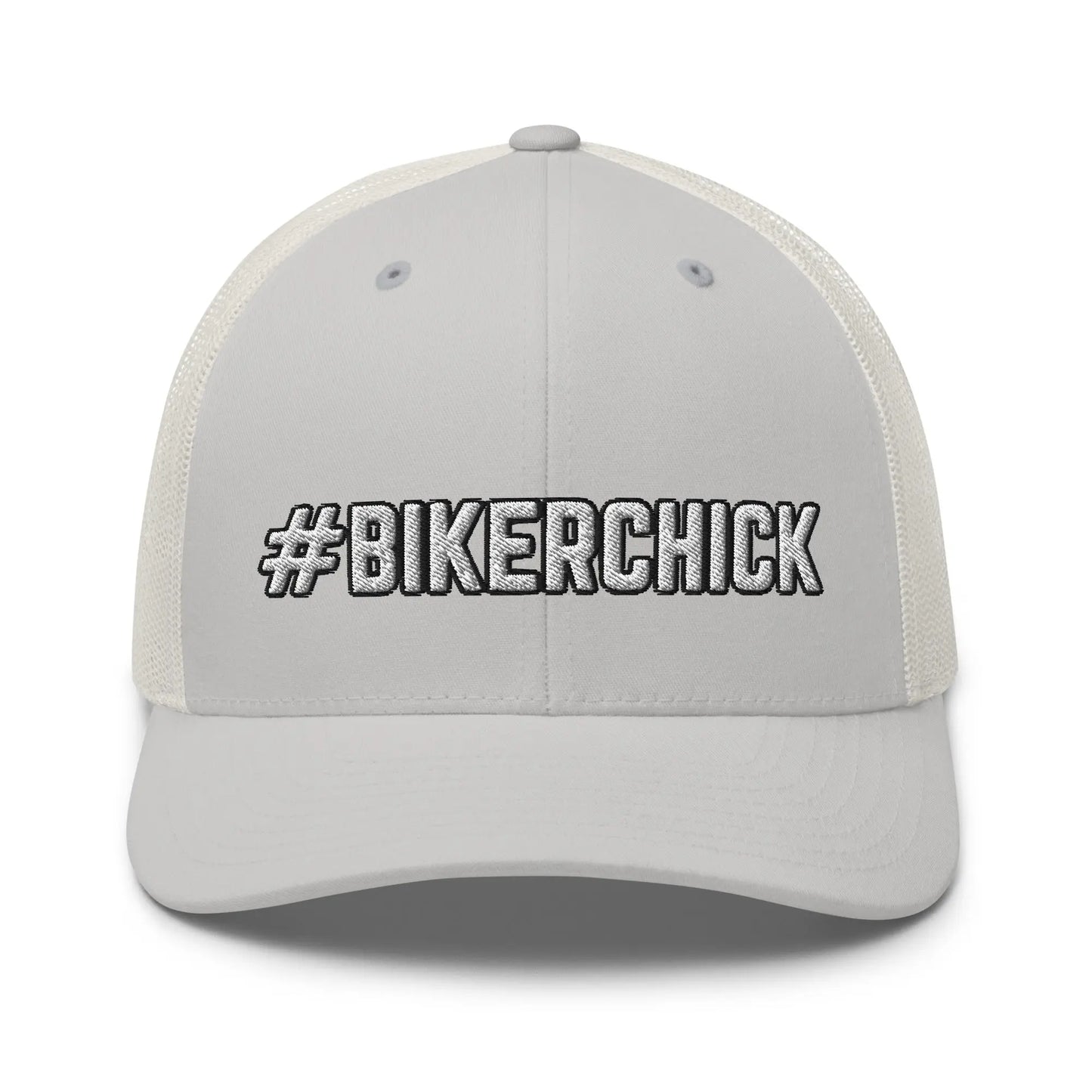 Hats Silver Snapback Custom Trucker Hats #BIKERCHICK Cap for Sexy Women Who Own It Infidel Collective