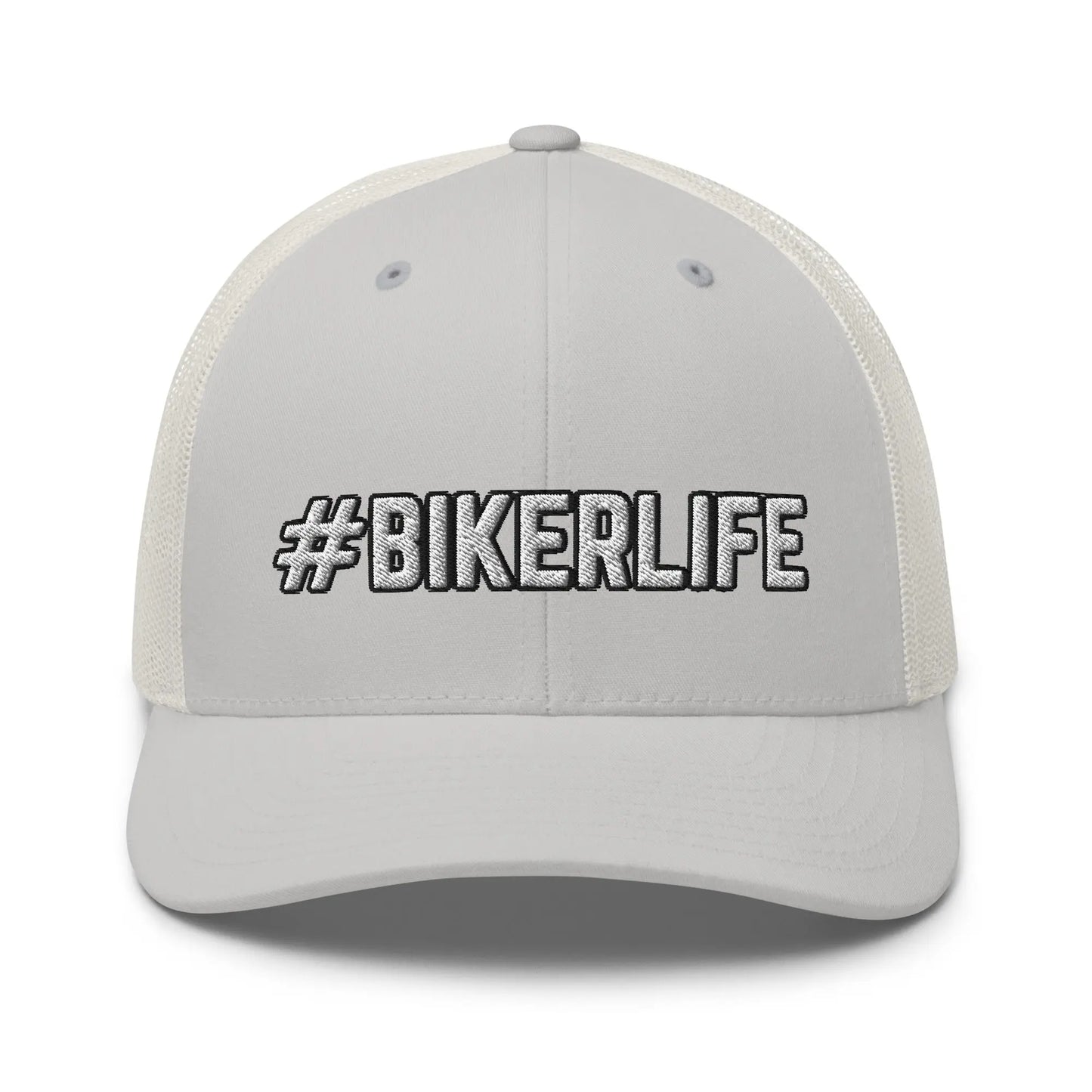 Hats Silver Snapback Custom Trucker Hats #BIKERLIFE Cap for Men & Women – Ride Loud Infidel Collective