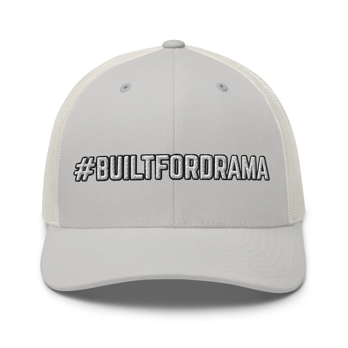Hats Silver Snapback Custom Trucker Hats #BUILTFORDRAMA Funny Cap for Men & Women Infidel Collective