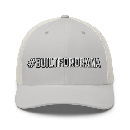 Hats Silver Snapback Custom Trucker Hats #BUILTFORDRAMA Funny Cap for Men & Women Infidel Collective
