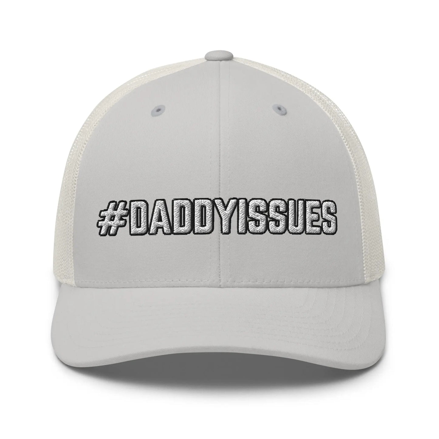Hats Silver Snapback Custom Trucker Hats #DADDYISSUES Funny Cap for Men & Women Infidel Collective