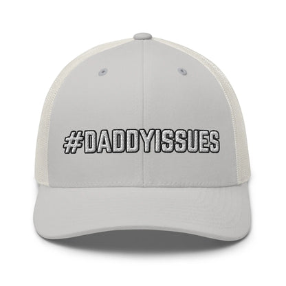 Hats Silver Snapback Custom Trucker Hats #DADDYISSUES Funny Cap for Men & Women Infidel Collective