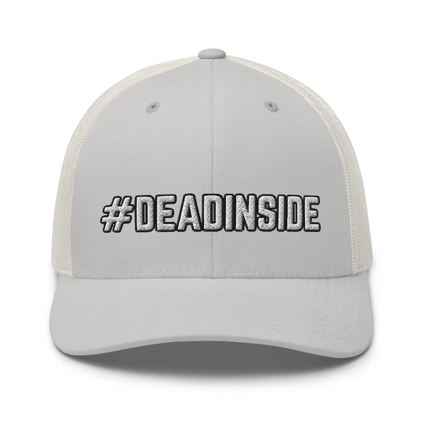 Hats Silver Snapback Custom Trucker Hats #DEADINSIDE Emo Cap for the Emotionally Unavailable Infidel Collective