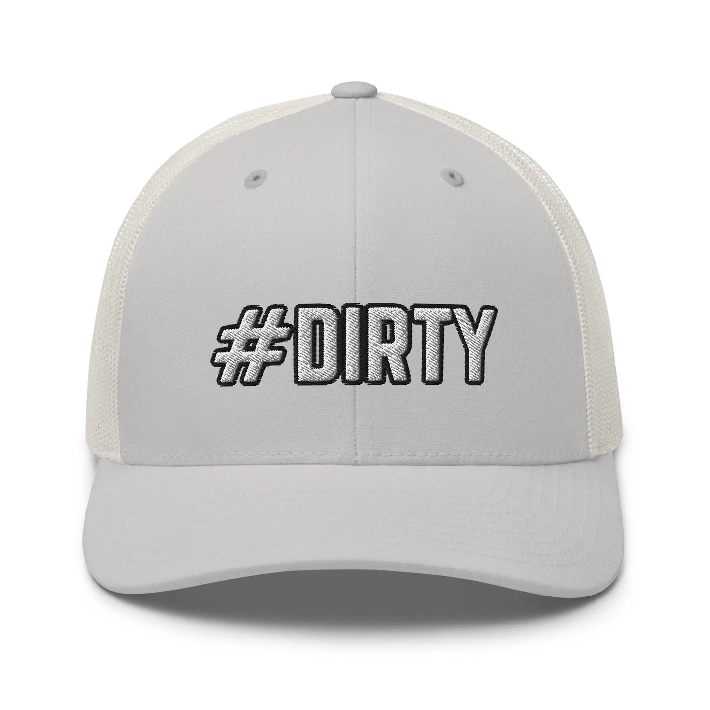 Hats Silver Snapback Custom Trucker Hats #DIRTY Funny Cap for Men & Women Infidel Collective