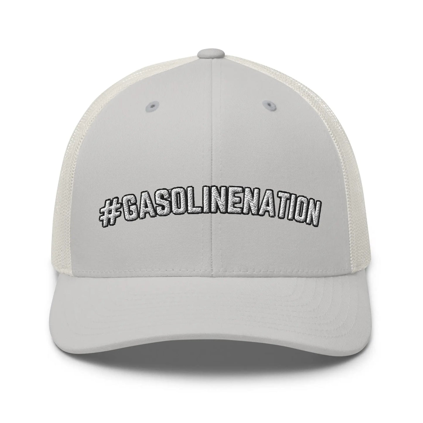 Hats Silver Snapback Custom Trucker Hats #GASOLINENATION Funny Cap for Men & Women Infidel Collective