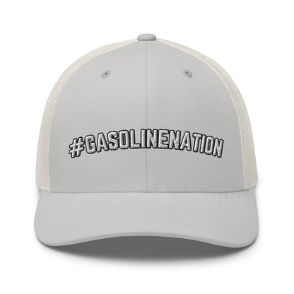 Hats Silver Snapback Custom Trucker Hats #GASOLINENATION Funny Cap for Men & Women Infidel Collective