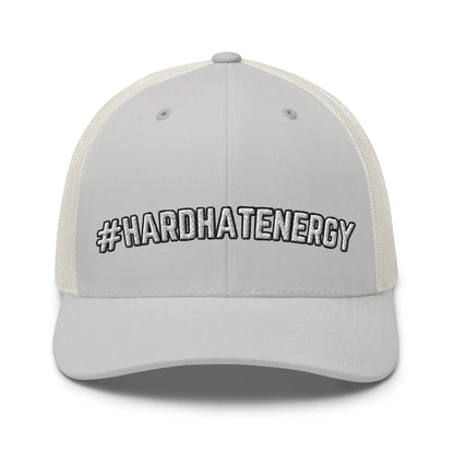 Hats Silver Snapback Custom Trucker Hats #HARDHATENERGY Funny Cap for Men & Women Infidel Collective
