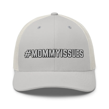 Hats Silver Snapback Custom Trucker Hats #MOMMYISSUES Funny Cap for Men & Women Infidel Collective