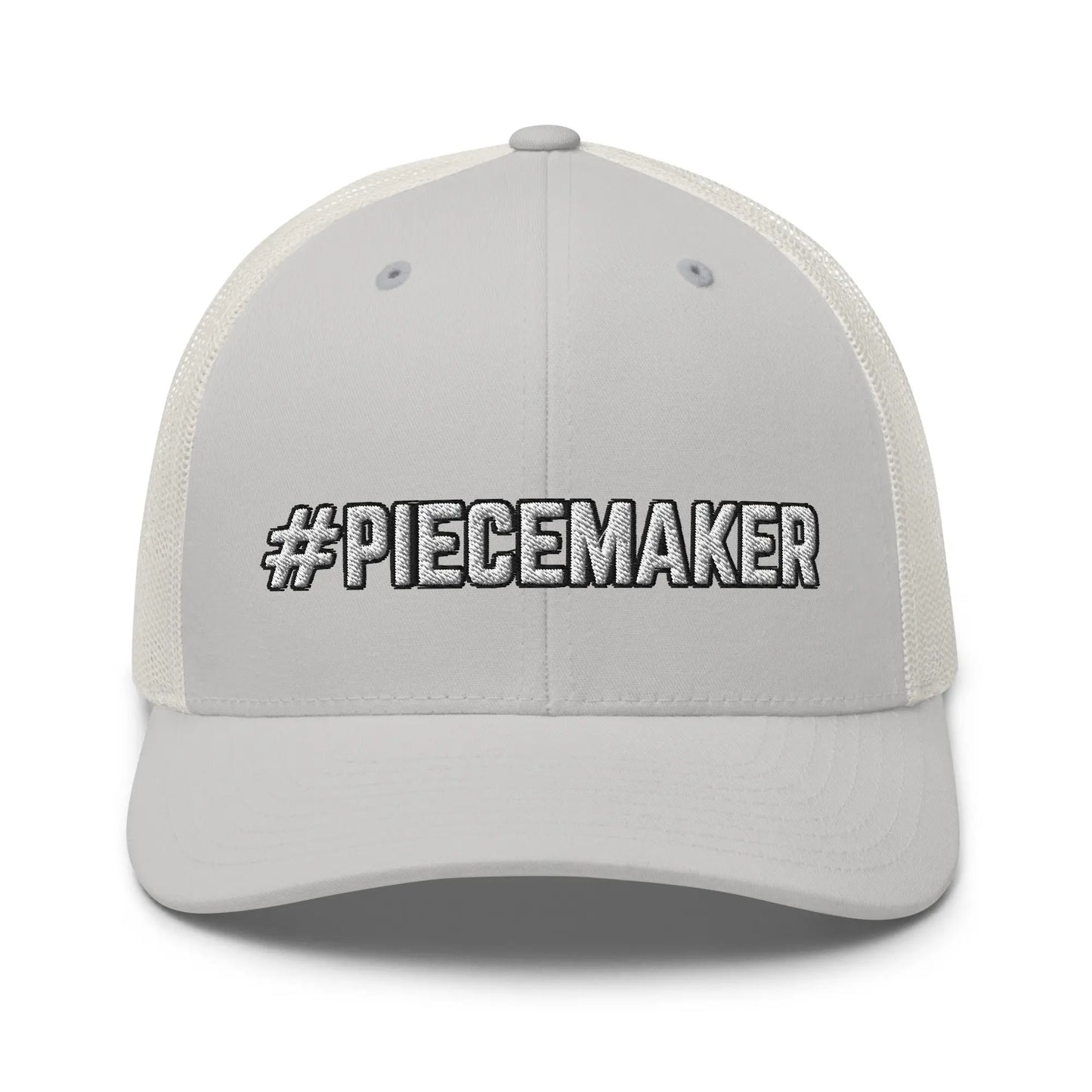 Hats Silver Snapback Custom Trucker Hats #PIECEMAKER Biker & 2A Cap for Men & Women Infidel Collective