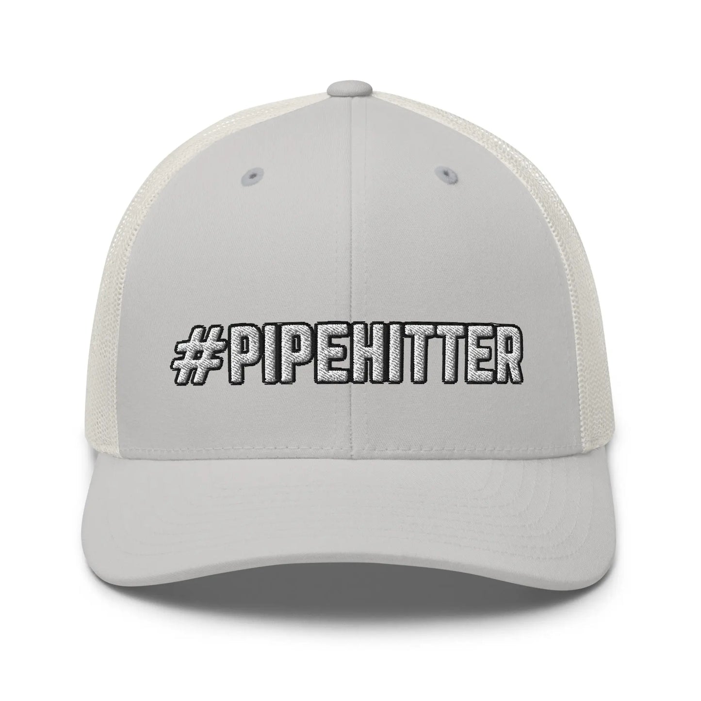 Hats Silver Snapback Custom Trucker Hats #PIPEHITTER Cool Badass Cap for Men & Women Infidel Collective