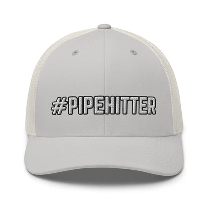 Hats Silver Snapback Custom Trucker Hats #PIPEHITTER Cool Badass Cap for Men & Women Infidel Collective