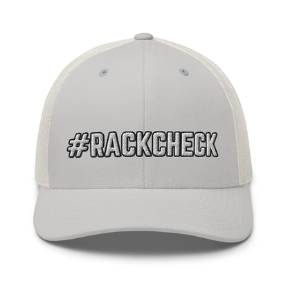 Hats Silver Snapback Custom Trucker Hats #RACKCHECK Funny Cap for Men & Women Infidel Collective