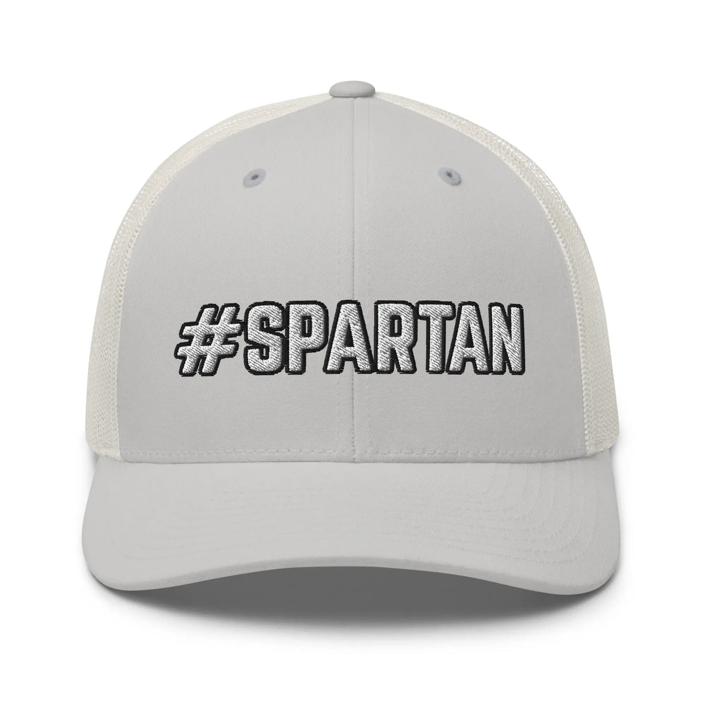 Hats Silver Snapback Custom Trucker Hats #SPARTAN Best Badass Cap for Men & Women Infidel Collective