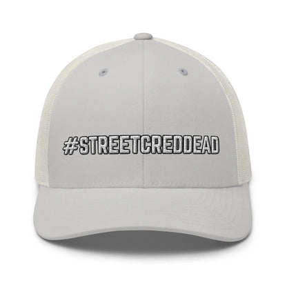 Hats Silver Snapback Custom Trucker Hats #STREETCREDDDEAD Funny Hat for Men & Women Infidel Collective