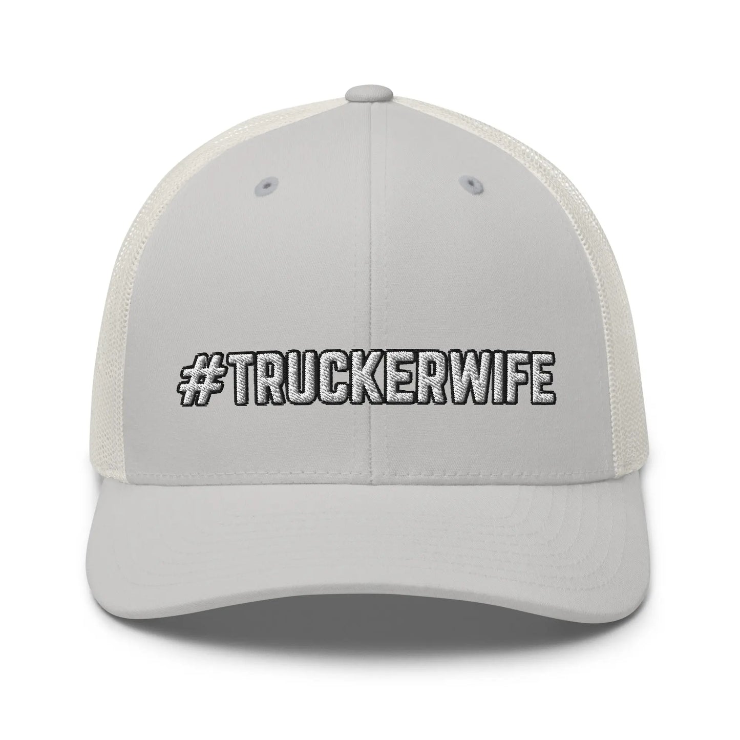 Hats Silver Snapback Custom Trucker Hats #TRUCKERWIFE CAP – CDL Cap for Trucker's Wife Infidel Collective