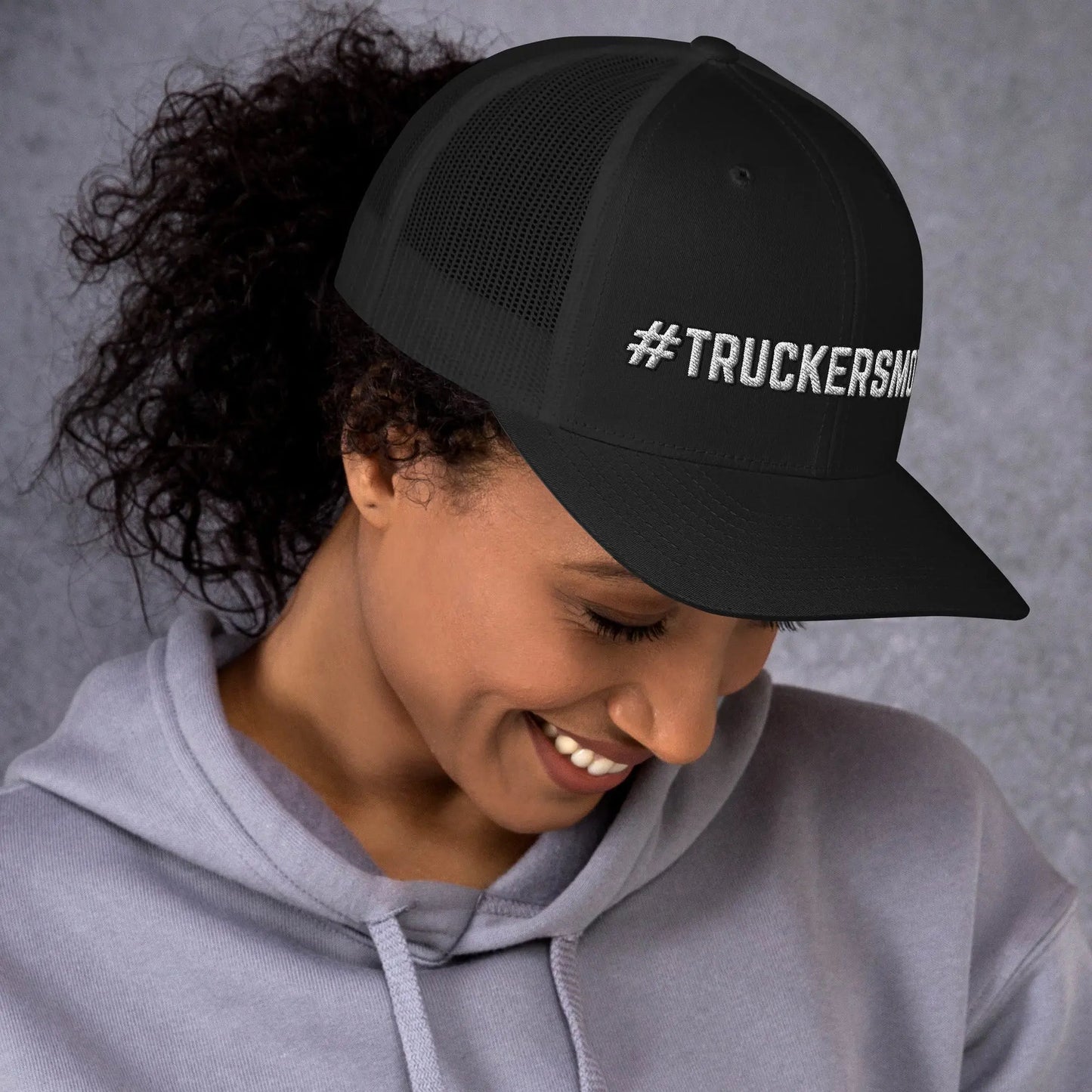 Hats  Snapback Custom Trucker Hat  Funny #TRUCKERSMOTHA for Mom's of Truckers Infidel Collective