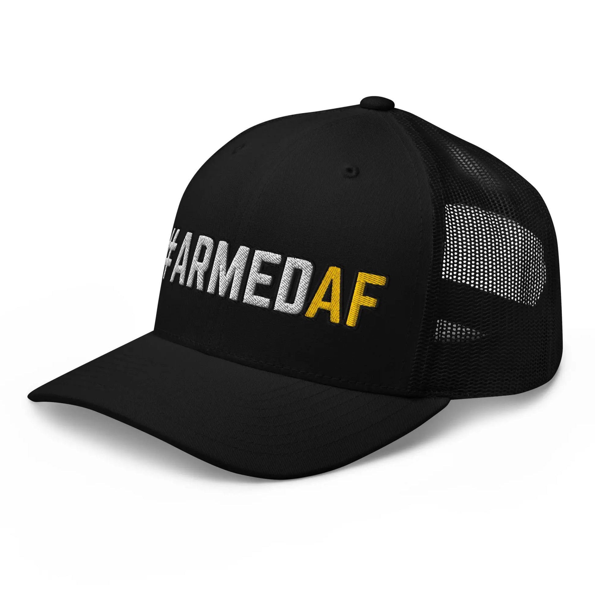 Hats  Snapback Custom Trucker Hats 2A #ARMEDAF Cool Cap for Men & Women Infidel Collective