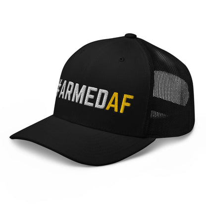Hats  Snapback Custom Trucker Hats 2A #ARMEDAF Cool Cap for Men & Women Infidel Collective