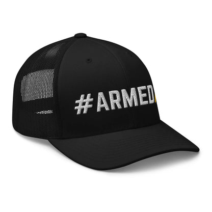 Hats  Snapback Custom Trucker Hats 2A #ARMEDAF Cool Cap for Men & Women Infidel Collective