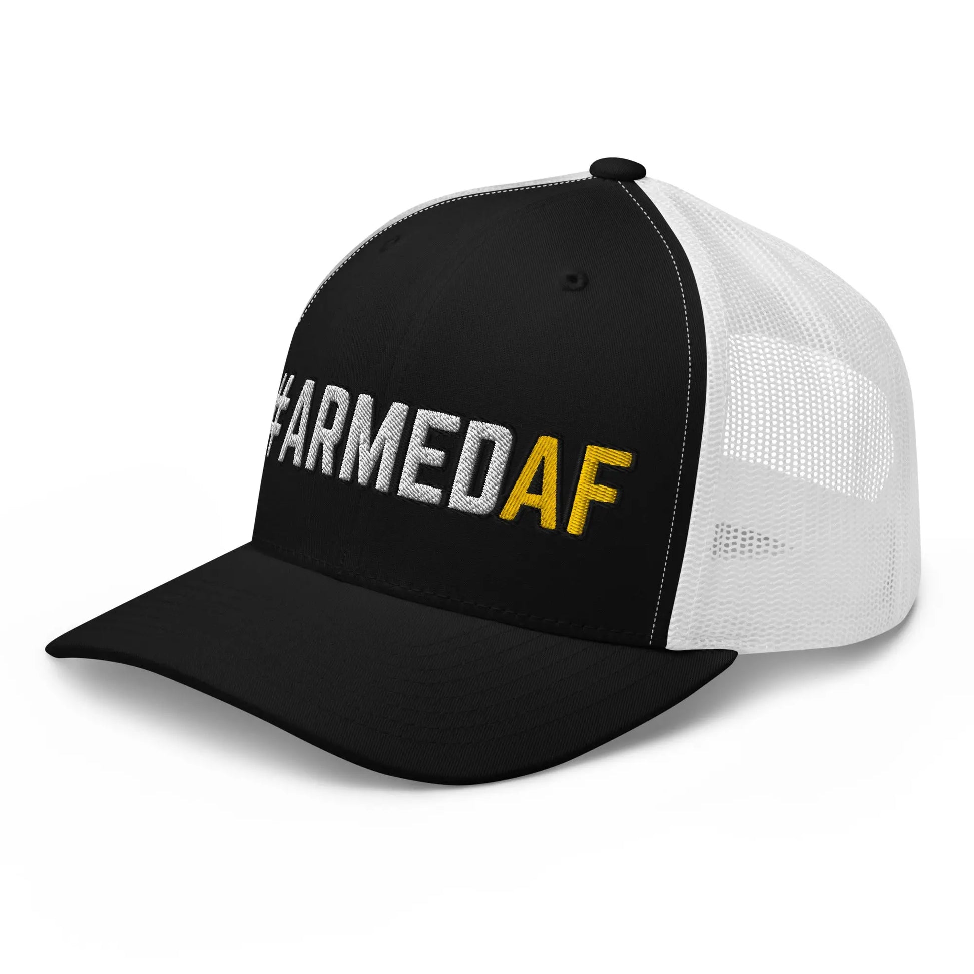 Hats  Snapback Custom Trucker Hats 2A #ARMEDAF Cool Cap for Men & Women Infidel Collective