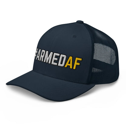 Hats  Snapback Custom Trucker Hats 2A #ARMEDAF Cool Cap for Men & Women Infidel Collective