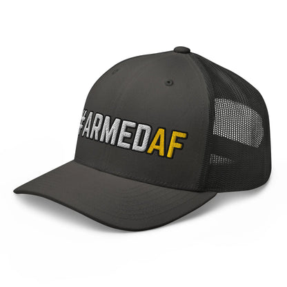 Hats  Snapback Custom Trucker Hats 2A #ARMEDAF Cool Cap for Men & Women Infidel Collective