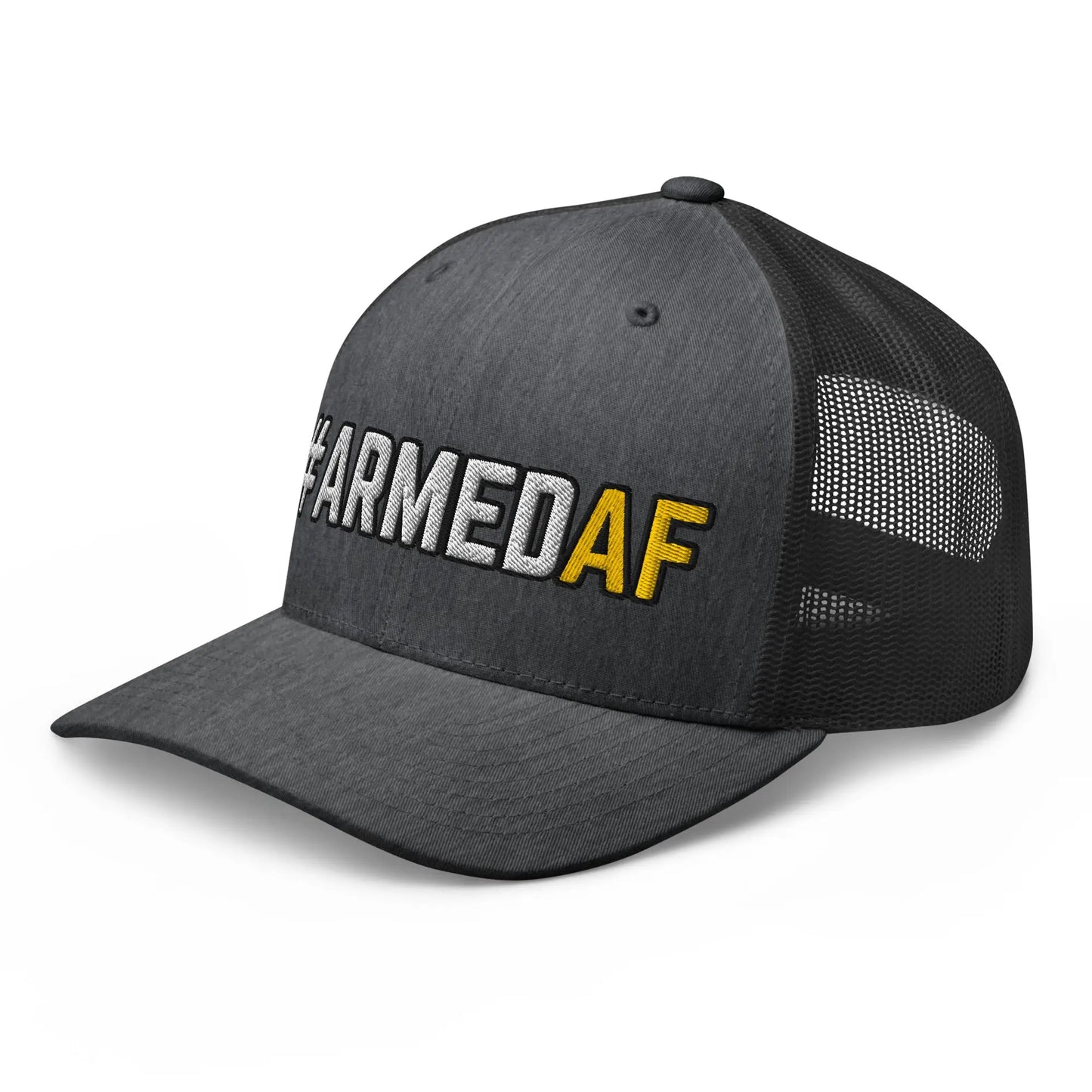 Hats  Snapback Custom Trucker Hats 2A #ARMEDAF Cool Cap for Men & Women Infidel Collective