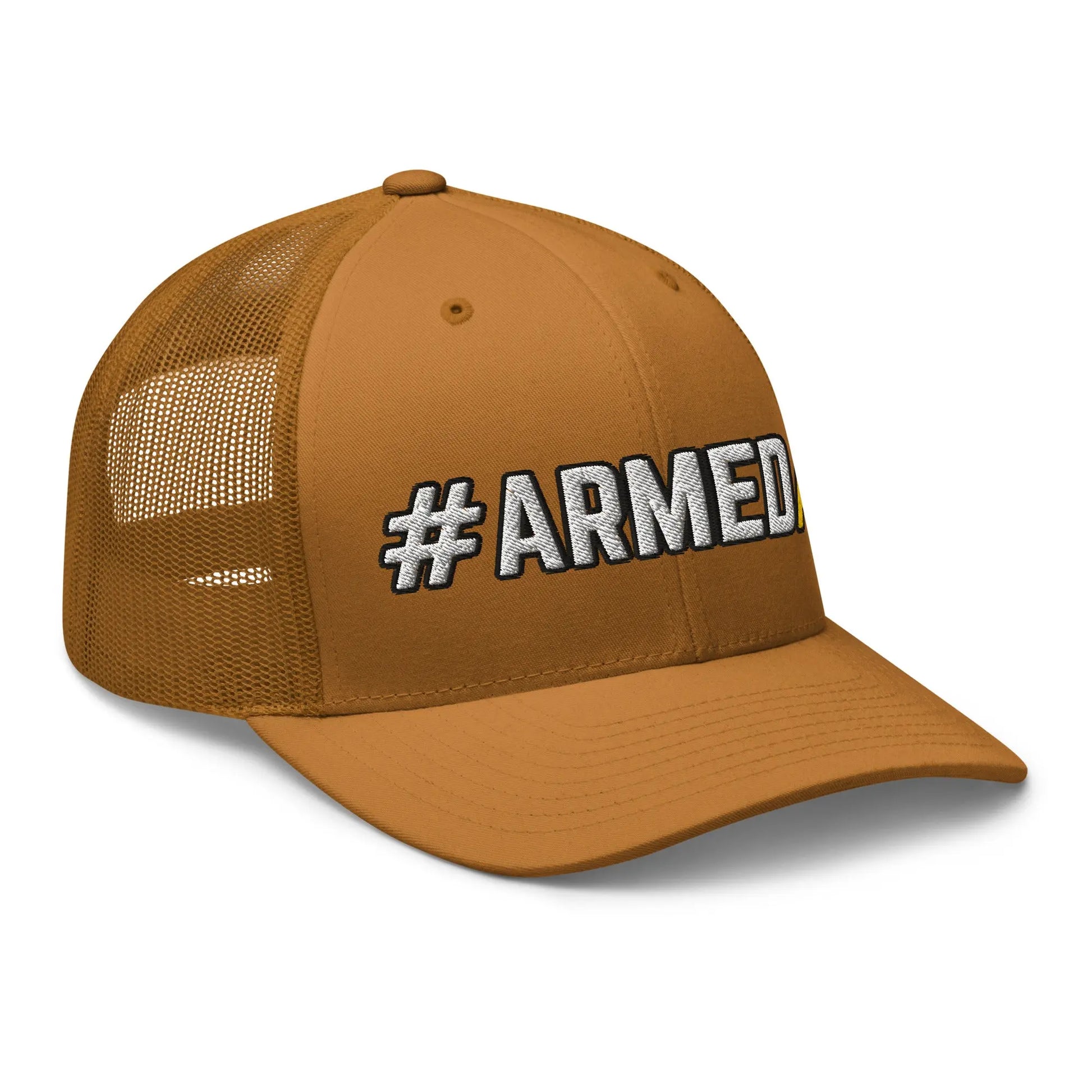 Hats  Snapback Custom Trucker Hats 2A #ARMEDAF Cool Cap for Men & Women Infidel Collective