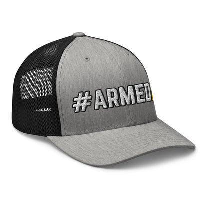 Hats  Snapback Custom Trucker Hats 2A #ARMEDAF Cool Cap for Men & Women Infidel Collective