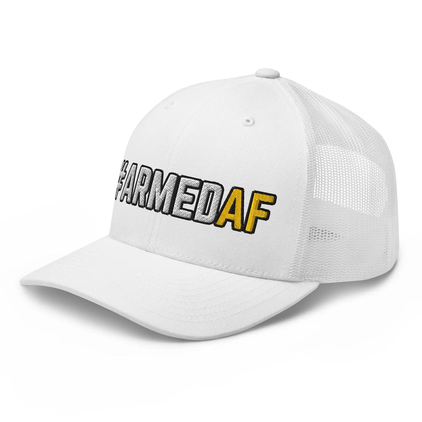Hats  Snapback Custom Trucker Hats 2A #ARMEDAF Cool Cap for Men & Women Infidel Collective