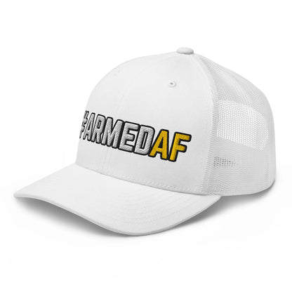 Hats  Snapback Custom Trucker Hats 2A #ARMEDAF Cool Cap for Men & Women Infidel Collective
