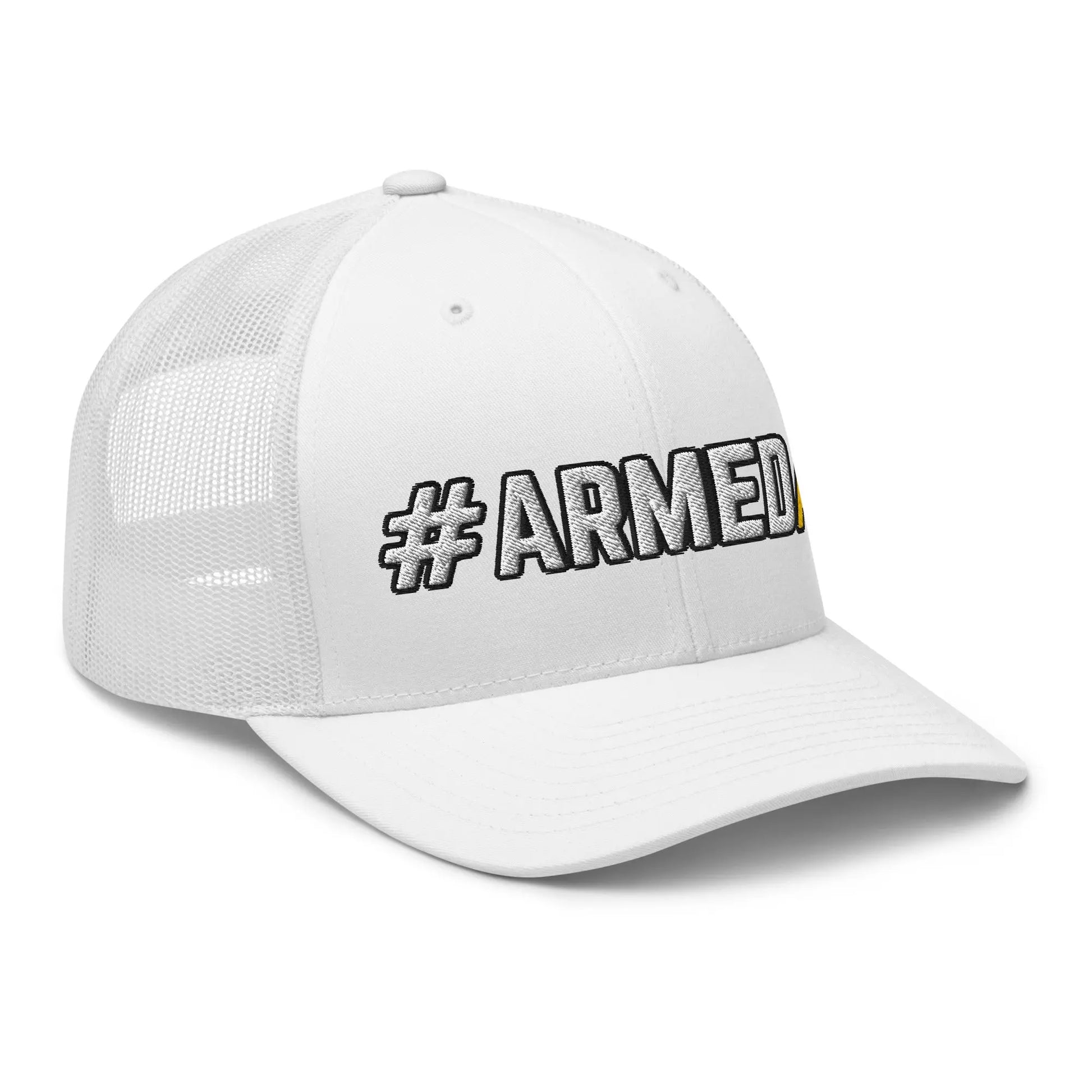 Hats  Snapback Custom Trucker Hats 2A #ARMEDAF Cool Cap for Men & Women Infidel Collective