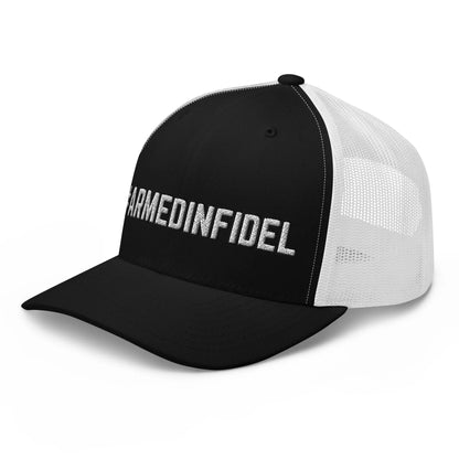 Hats  Snapback Custom Trucker Hats 2A #ARMEDINFIDEL Cap for Men & Women Infidel Collective