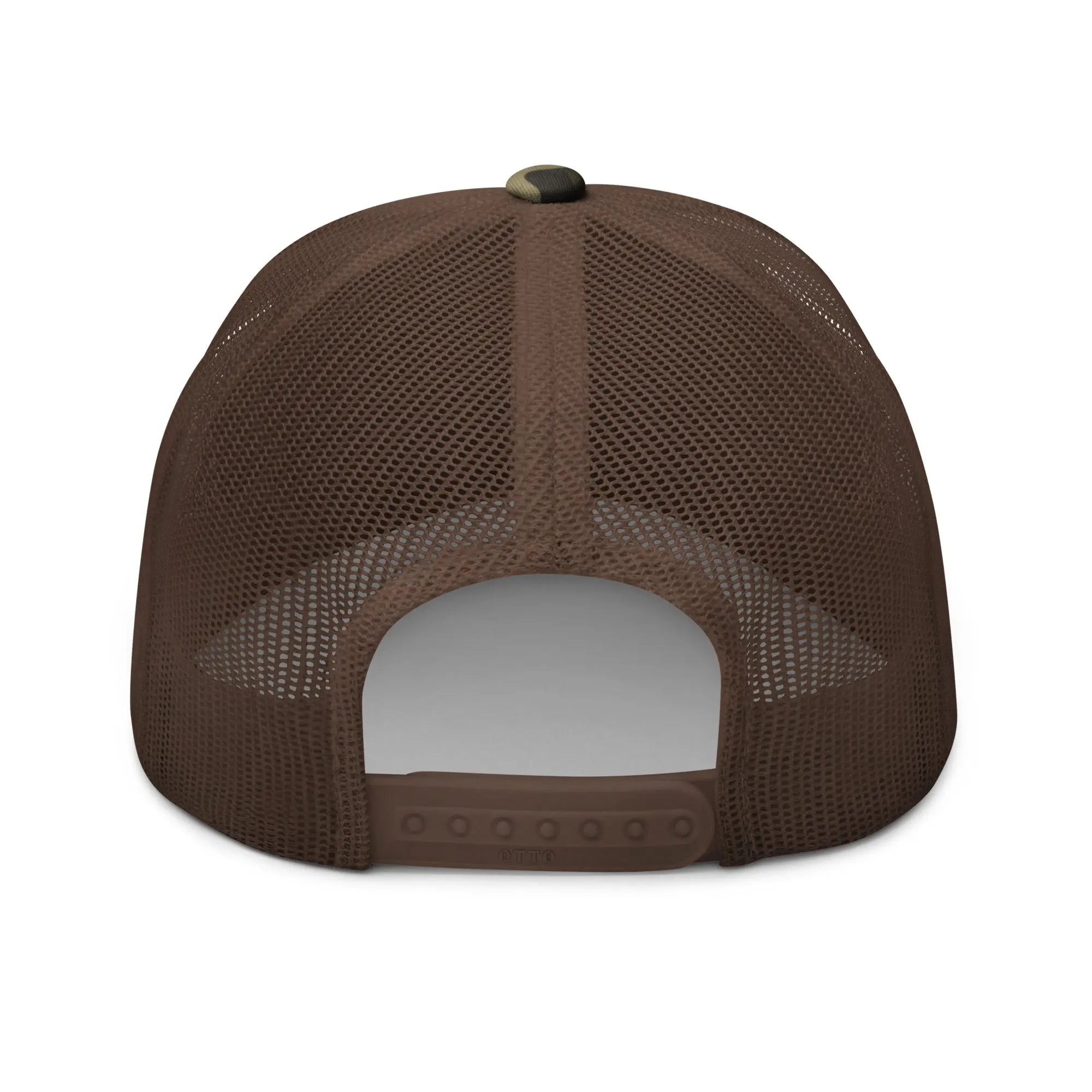 Hats  Snapback Custom Trucker Hats Back the Blue Line Skull Camo Patriotic Cap Infidel Collective
