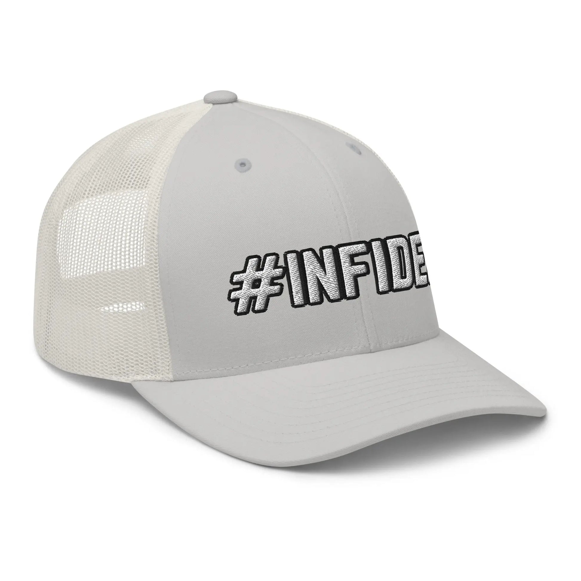 Hats  Snapback Custom Trucker Hats Badass Patriotic #INFIDEL Cap for Men & Women Infidel Collective