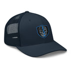 Hats  Snapback Custom Trucker Hats Blue Line Skull Cool Patriotic Cap Infidel Collective