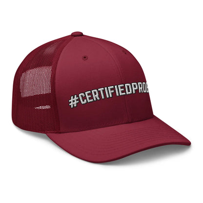 Hats  Snapback Custom Trucker Hats Funny #CERTIFIEDPROBLEM Cap for Men & Women Infidel Collective
