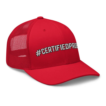 Hats  Snapback Custom Trucker Hats Funny #CERTIFIEDPROBLEM Cap for Men & Women Infidel Collective