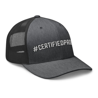 Hats  Snapback Custom Trucker Hats Funny #CERTIFIEDPROBLEM Cap for Men & Women Infidel Collective