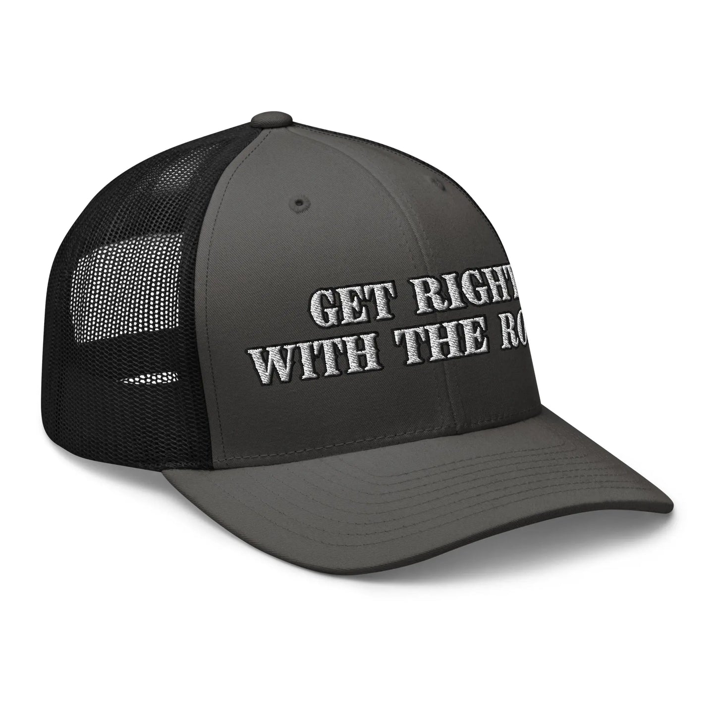 Hats  Snapback Custom Trucker Hats Get Right With The Road for Men & Women Infidel Collective
