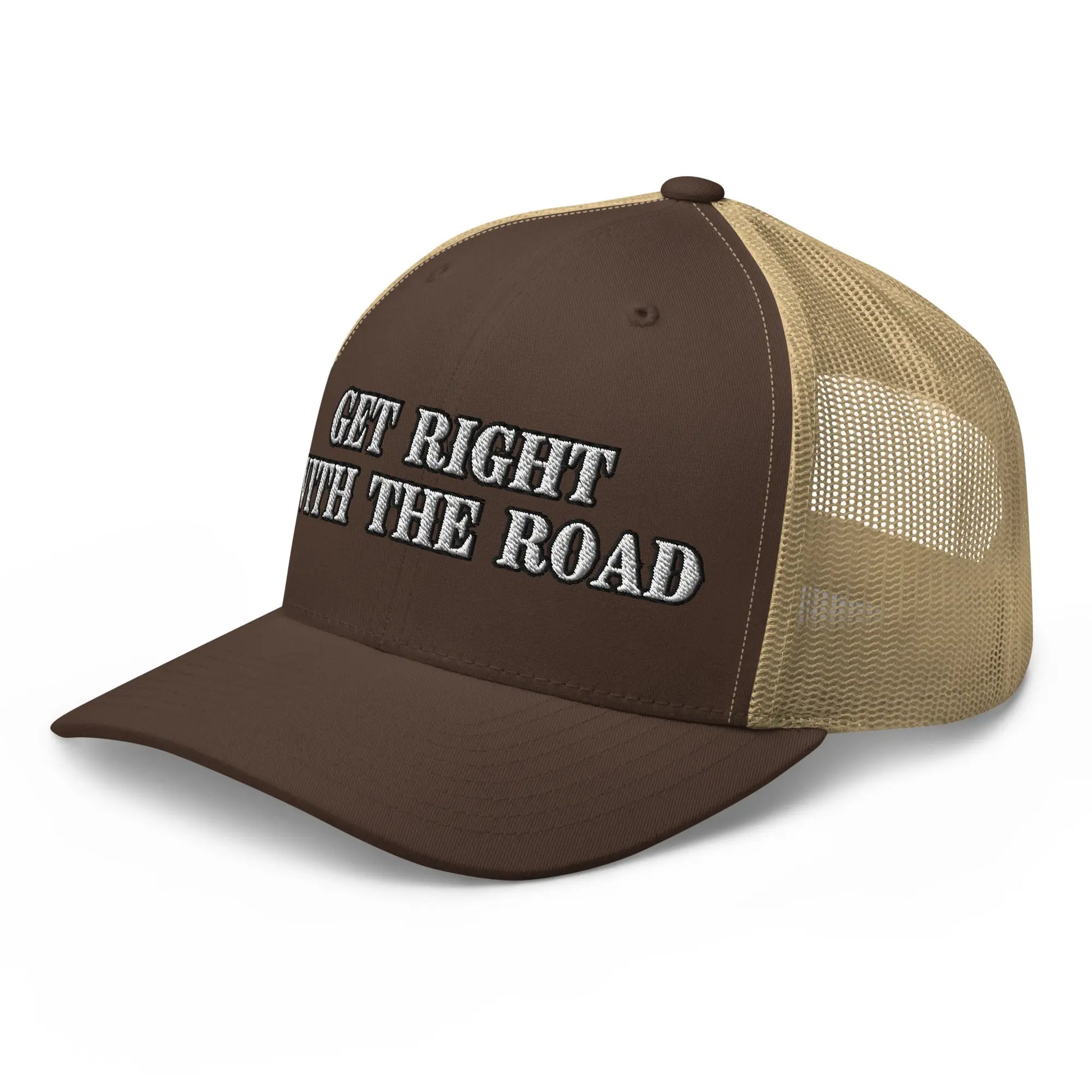 Hats  Snapback Custom Trucker Hats Get Right With The Road for Men & Women Infidel Collective