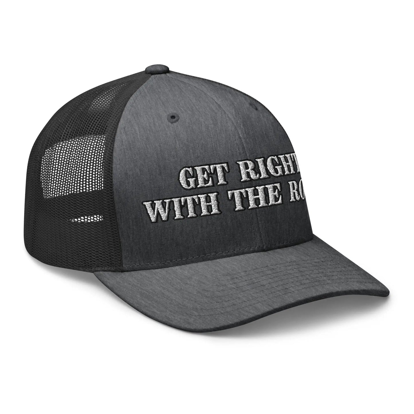 Hats  Snapback Custom Trucker Hats Get Right With The Road for Men & Women Infidel Collective