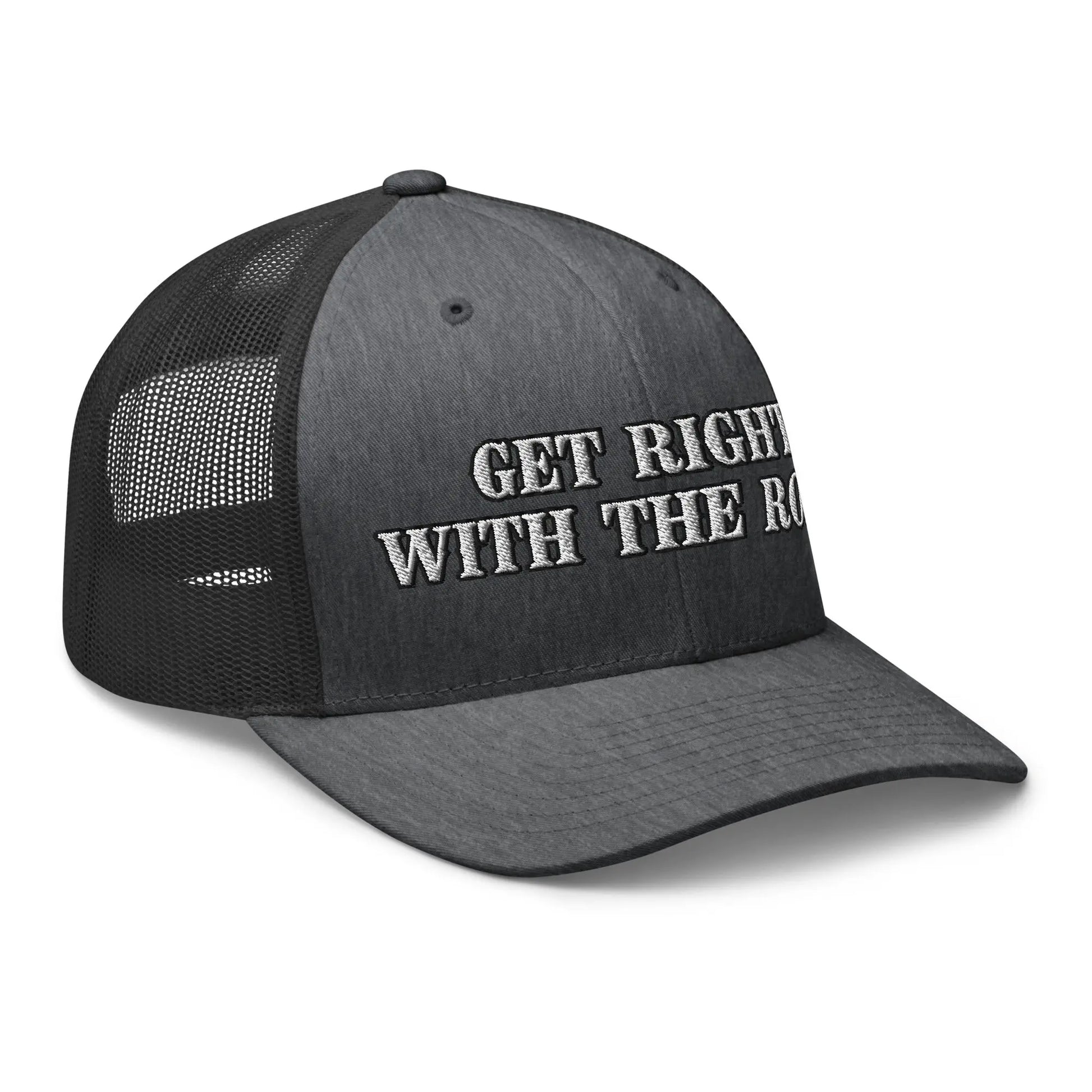 Hats  Snapback Custom Trucker Hats Get Right With The Road for Men & Women Infidel Collective