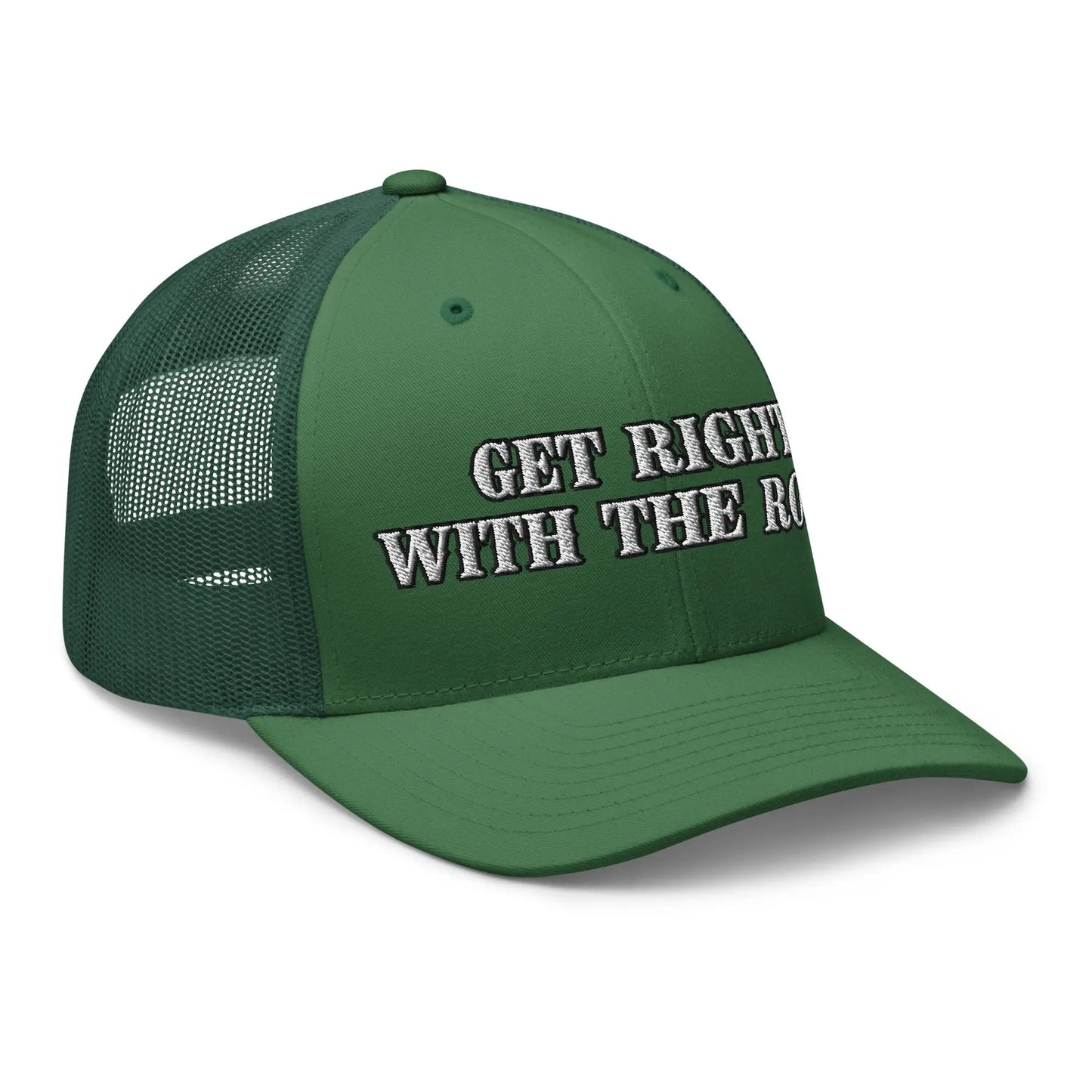 Hats  Snapback Custom Trucker Hats Get Right With The Road for Men & Women Infidel Collective