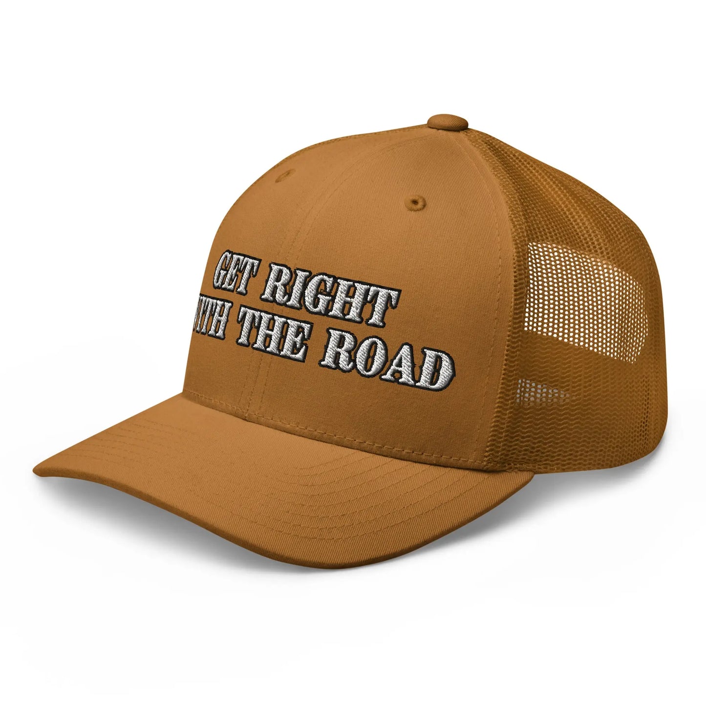 Hats  Snapback Custom Trucker Hats Get Right With The Road for Men & Women Infidel Collective