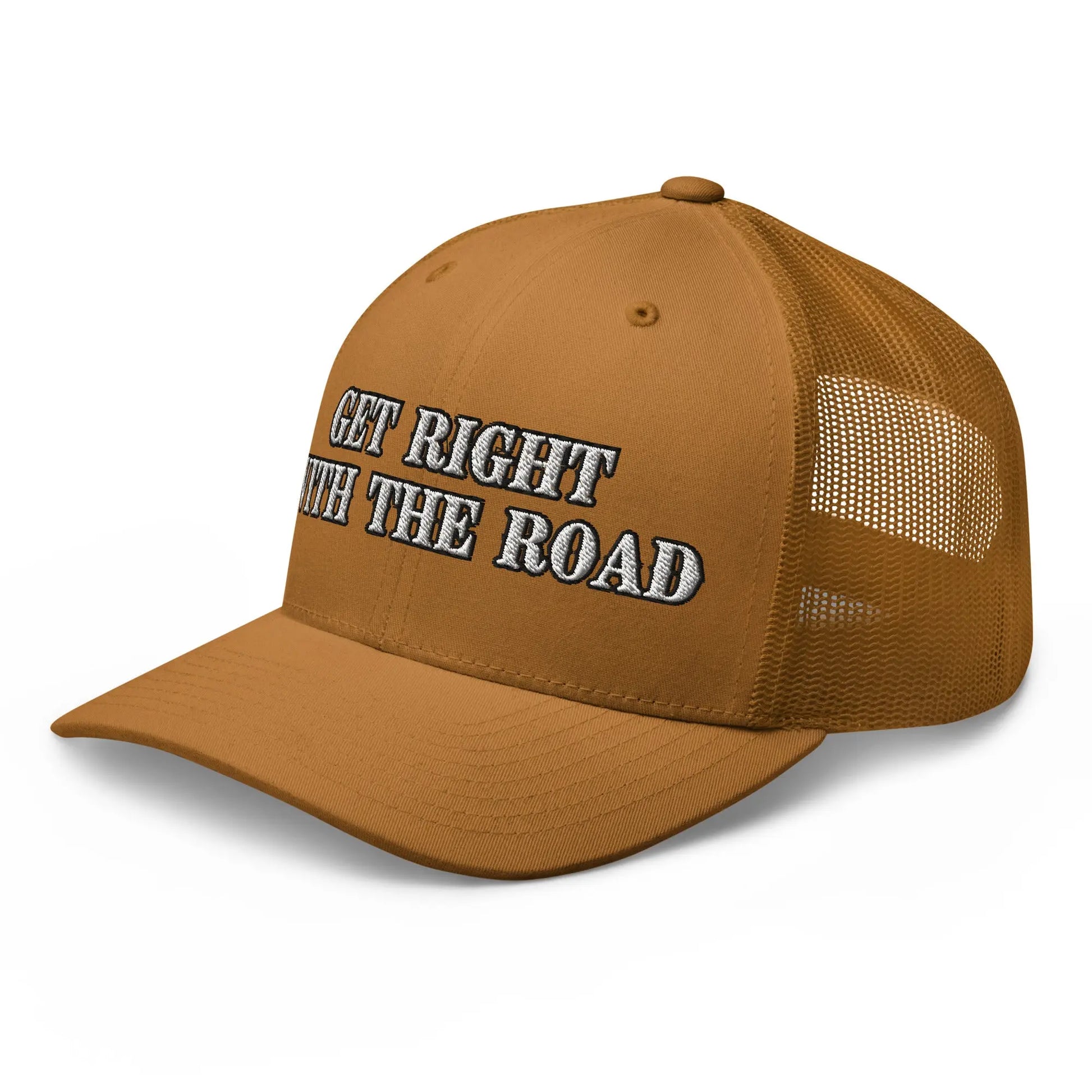 Hats  Snapback Custom Trucker Hats Get Right With The Road for Men & Women Infidel Collective