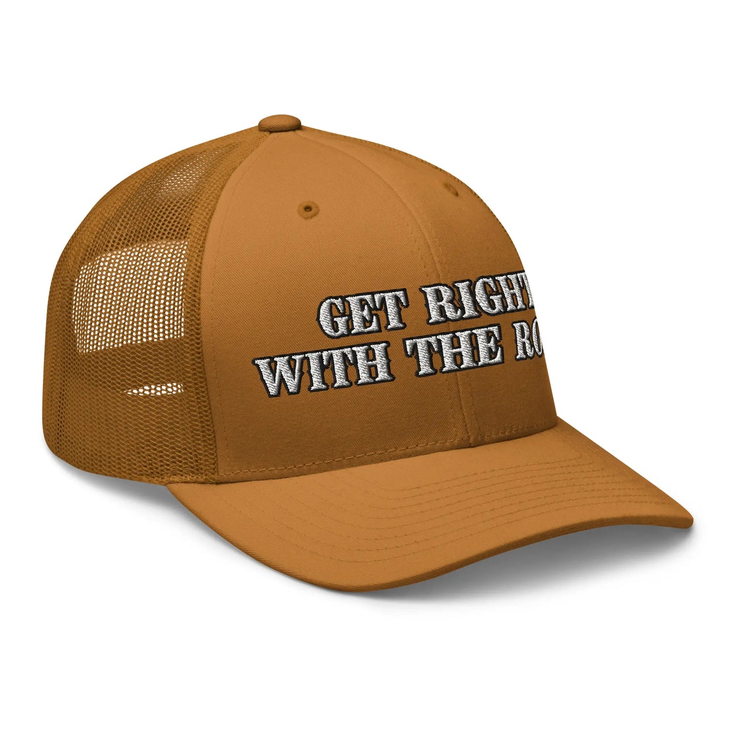 Hats  Snapback Custom Trucker Hats Get Right With The Road for Men & Women Infidel Collective
